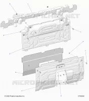 REAR BODYWORK CLOSEOFF, CENTER PANELS