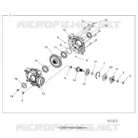 DRIVE TRAIN, REAR GEARCASE INTERNALS