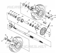 REAR WHEEL DRIVE 4X4 250 / W938127 (4924042404029A)