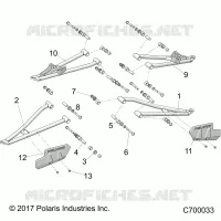 FRONT SUSPENSION CONTROL ARMS