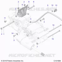 DRIVE TRAIN, MAIN GEARCASE MOUNTING