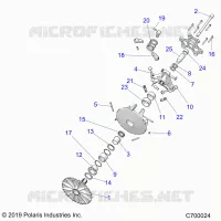 DRIVE TRAIN, PRIMARY CLUTCH