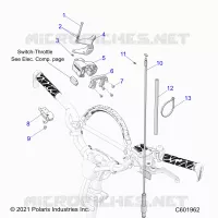 ENGINE, THROTTLE CONTROL ASM.