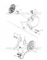 RECOIL STARTER SCRAMBLER W957840 (4927252725D004)