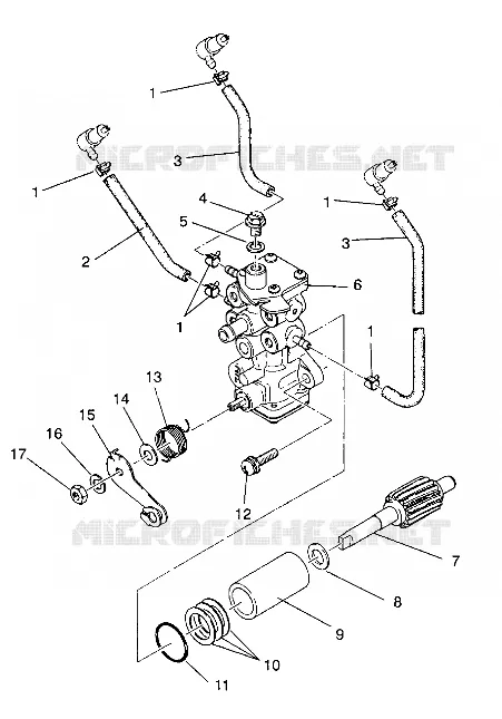 OIL PUMP ASSEMBLY RXL / 0930768 AND RXL SKS / 0930568 (4922992299034A)