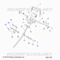 STEERING, HANDLEBAR, STEERING POST 
