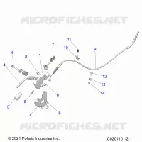 PARKING BRAKE LOCK