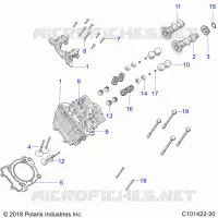 ENGINE, CYLINDER HEAD, CAMS AND VALVES