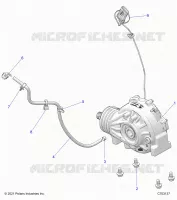 DRIVE TRAIN, FRONT GEARCASE MOUNTING