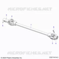 DRIVE TRAIN, FRONT PROP SHAFT