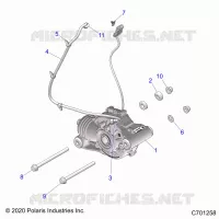 DRIVE TRAIN, FRONT GEARCASE MOUNTING
