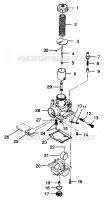 CARBURETOR TRAIL BLAZER W98BA25C (4945464546C013)