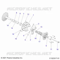 DRIVE TRAIN, PRIMARY CLUTCH