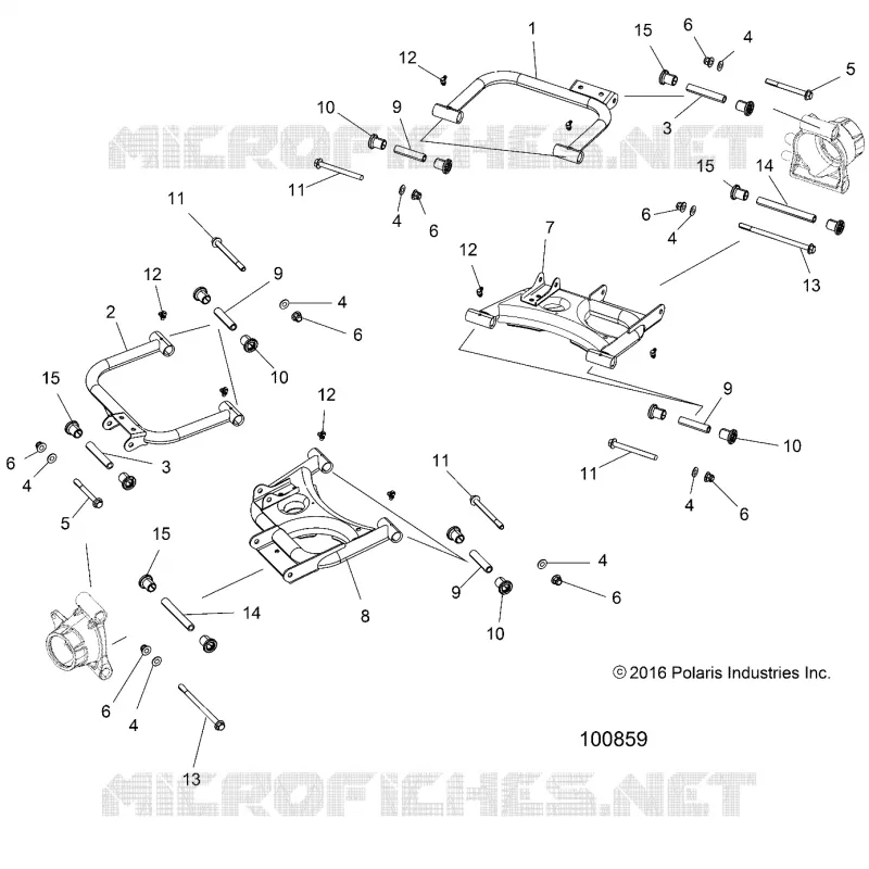 REAR SUSPENSION CONTROL ARMS