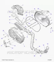 DRIVE TRAIN, CLUTCH COVER AND DUCTING
