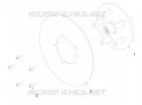 WHEELS, COMPONENTS, END, 9.21 INCH, DISC 5 BOLT