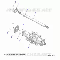 DRIVE TRAIN, JACKSHAFT AND DRIVE SHAFT
