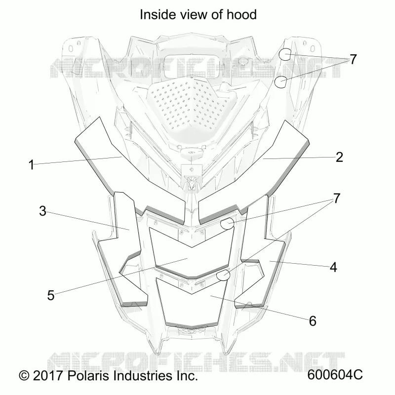 BODY, HOOD FOAM/FIBER