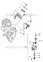 OIL PUMP (400L) XPRESS 400L W97CA38C (4939603960D014)