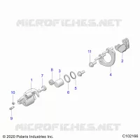 FRONT BRAKE CALIPER