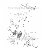 BLOWER HOUSING AND RECOIL STARTER INDY LITE (4918591859032A)