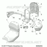 BODY, SEAT ASM., PASS.