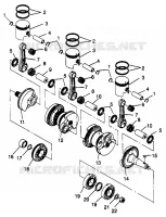 CRANKSHAFT   PISTON SLT 780 B964588 AND  INTL. SLT 780 I964588 (4935683568C002)