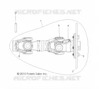 DRIVE TRAIN, REAR PROP SHAFT