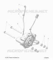 DRIVE TRAIN, FRONT GEARCASE MOUNTING