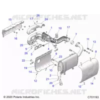 ENGINE, EXHAUST SYSTEM