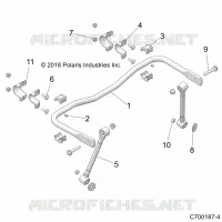 REAR SUSPENSION, STABILIZER BAR