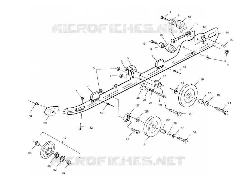 RAIL MOUNTING (SUSPENSION)