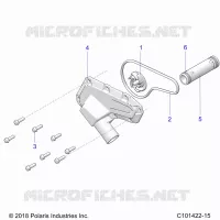 ENGINE, WATERPUMP IMPELLER AND COVER
