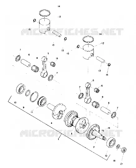 PISTON AND CRANKSHAFT (SS) (4909540954023A)
