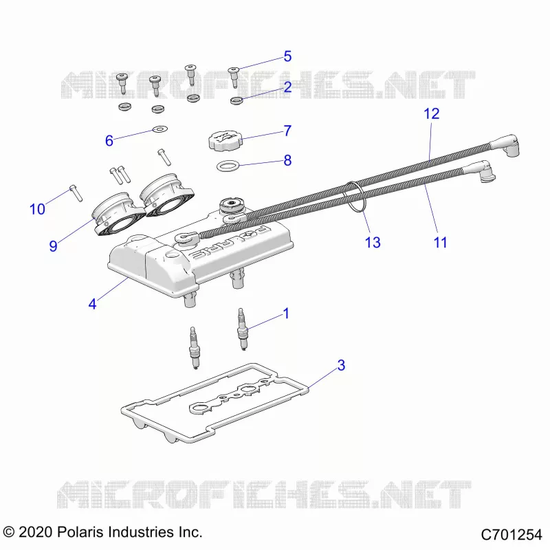 ENGINE, THROTTLE BODY AND VALVE COVER