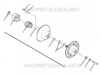 DRIVEN CLUTCH ASSEMBLY 350 2X4 (4918531853026A)