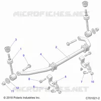 SUSPENSION, FRONT STABILIZER BAR