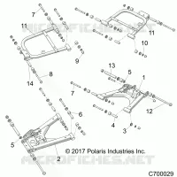 REAR SUSPENSION CONTROL ARMS