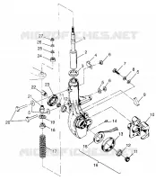 FRONT STRUT     SPORTSMAN 500 W97CH50A (4939993999B006)