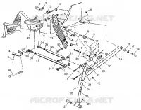 FRONT SUSPENSION 440 XCR 0971660 (4937893789B001)
