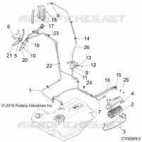 BODY, FUEL LINES, EVAP