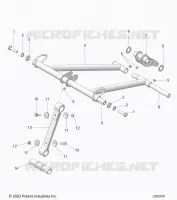 SUSPENSION, FRONT TORQUE ARM
