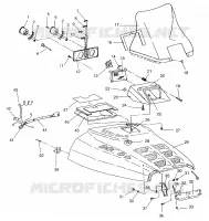 HOOD ASSEMBLY XLT 0940767, XLT SP 0940667   XLT SKS 0940567 (4925022502007A)