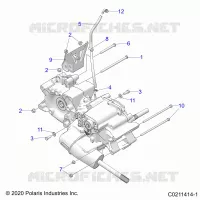 DRIVE TRAIN, MAIN GEARCASE MOUNTING