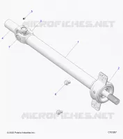 DRIVE TRAIN, PROP SHAFT,MID, BEARING