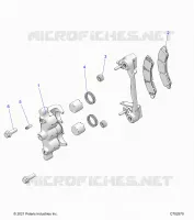BRAKES, FRONT BRAKE CALIPER