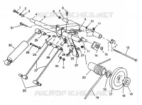 REAR TORQUE ARM ULTRA SP 0970678 (4938093809B012)