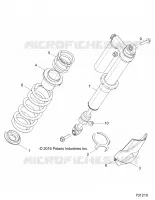 REAR SUSPENSION SHOCK MOUNTING