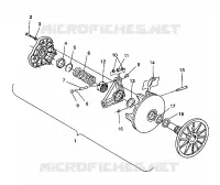 DRIVE CLUTCH ASSEMBLY STORM/0932770 AND STORM SKS/0932570 (4923032303023A)