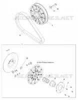 DRIVE TRAIN, SECONDARY CLUTCH